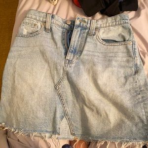 Madewell Jean Skirt